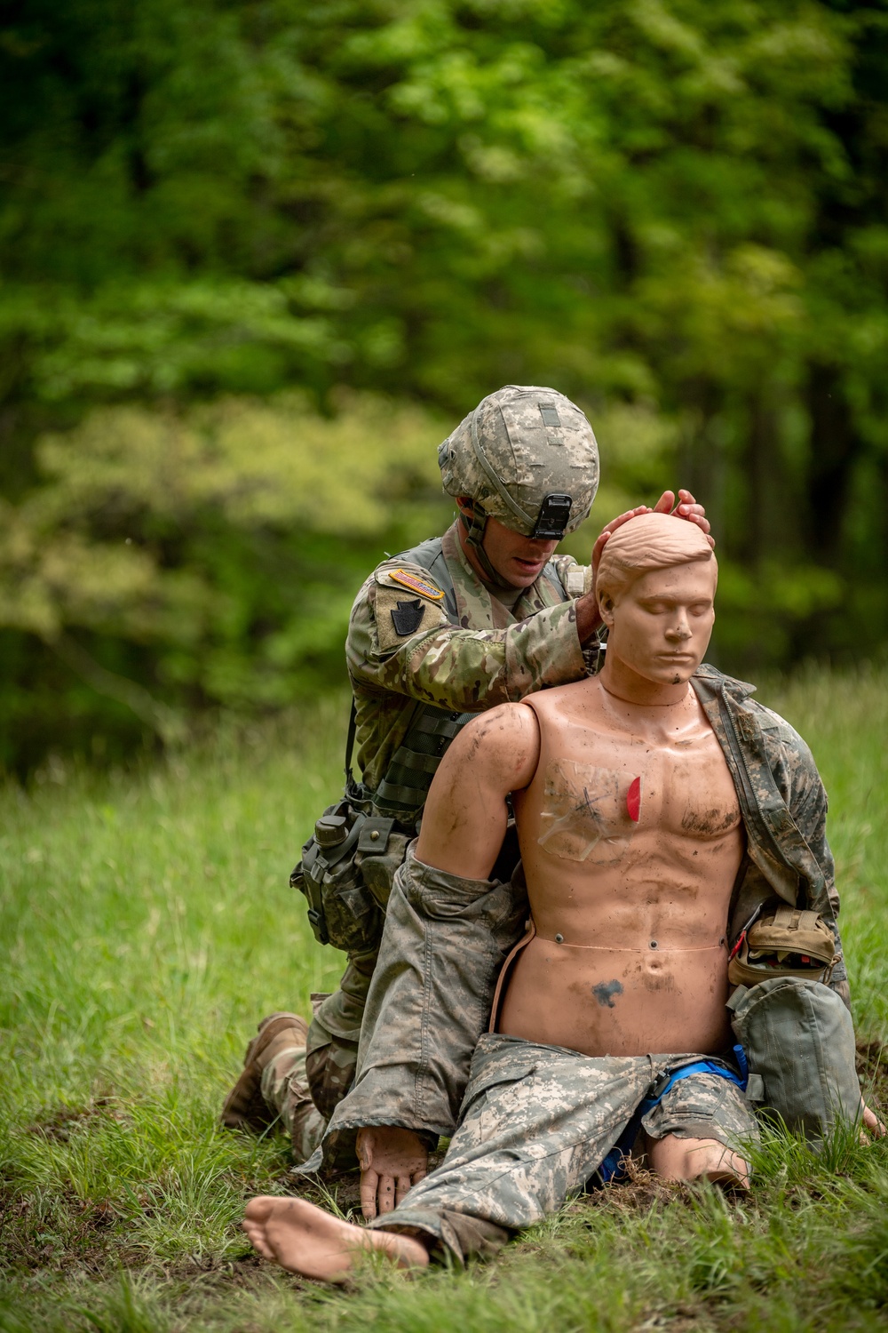 Soldiers compete in the National Guard Bureau Region 2 Best Warrior Competition