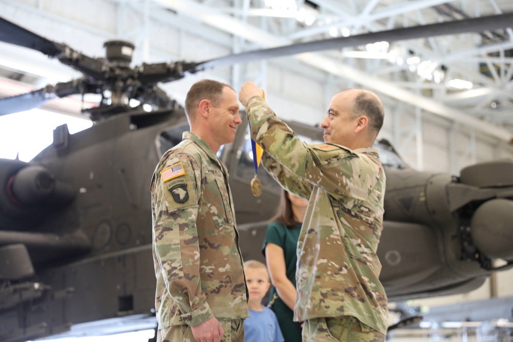 1st Combat Aviation Brigade Command CWO change of responsibility