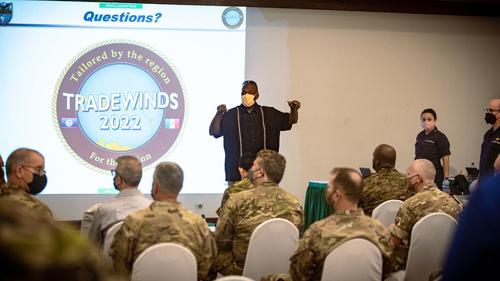 Exercise TRADEWINDS 2022 - Distinguished Visitors Briefing