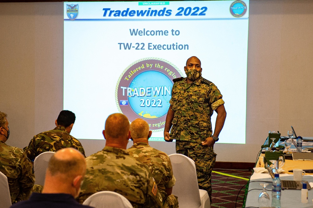 Exercise TRADEWINDS 2022 - Distinguished Visitors Briefing