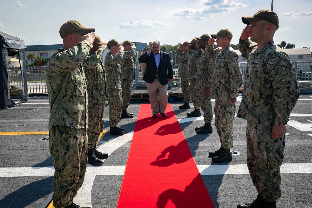 Secretary of the Navy Carlos Del Toro Visits Naval Station Mayport