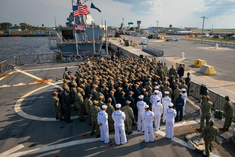 Secretary of the Navy Carlos Del Toro Visits Naval Station Mayport