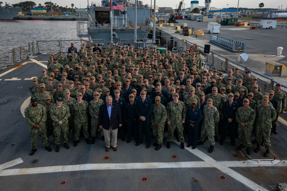 Secretary of the Navy Carlos Del Toro Visits Naval Station Mayport