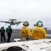 An E-2C Hawkeye Approaches The Flight Deck