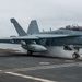 An E/A-18G Growler Prepares To Takeoff On The Flight Deck