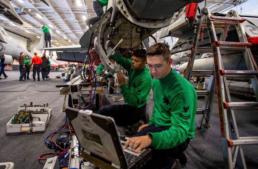 Nimitz Aircraft Maintenance