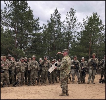 1/A/5-4 ADAR Conducts Cross training with 3-66AR Charlie Company