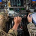 U.S. Air Force KC-135 refuels F-15s