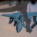 U.S. Air Force KC-135 refuels F-15s