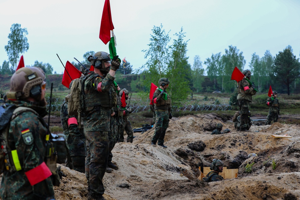 1-8IN Conduct a Live-fire exercise with German partners