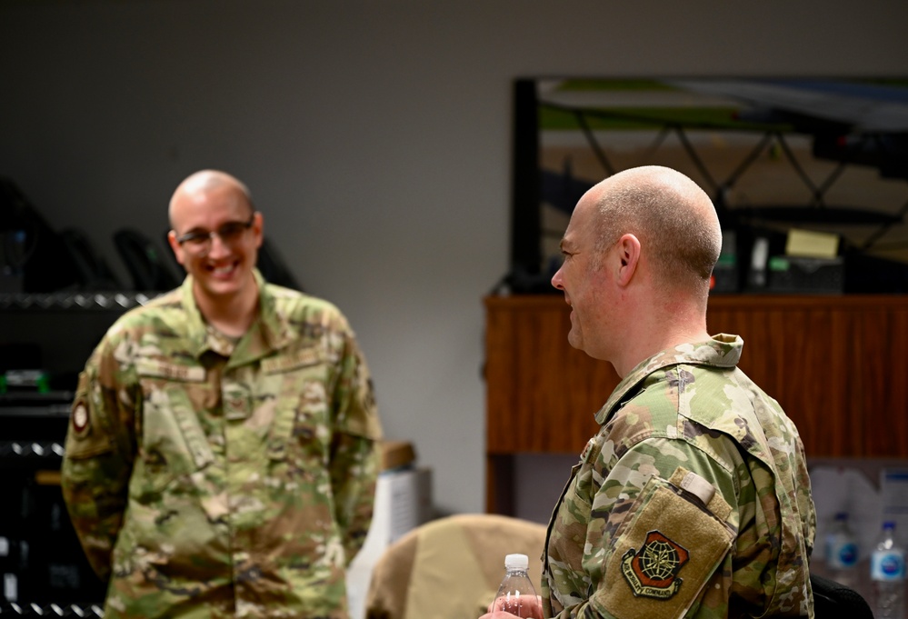 521st AMOW Command Chief visits 728 AMS