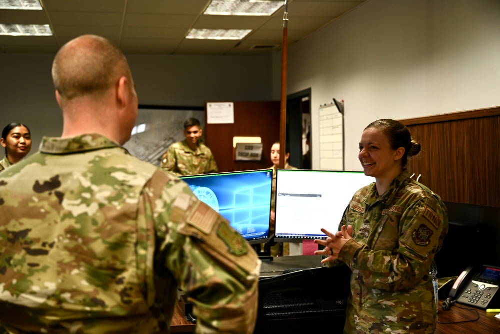 521st AMOW Command Chief visits 728 AMS