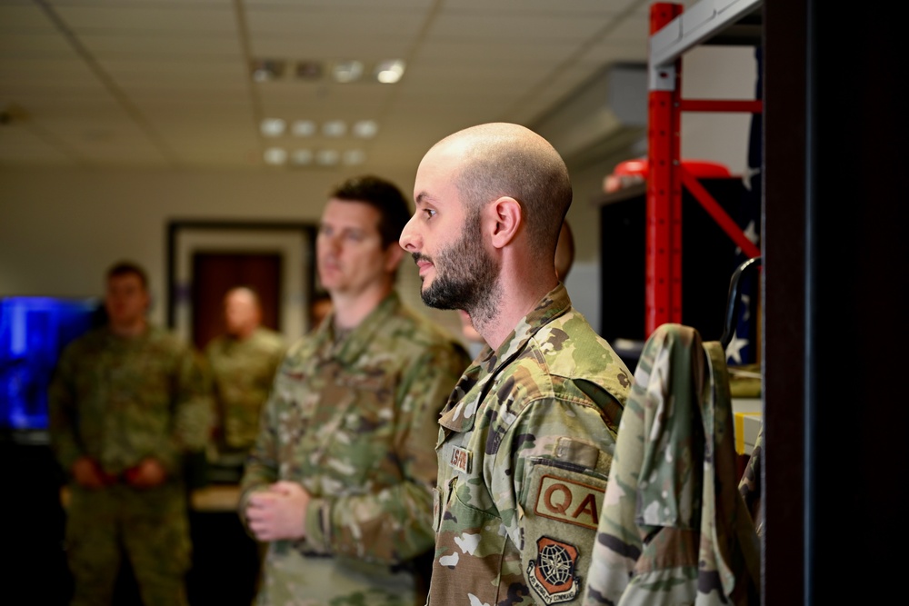 521st AMOW Command Chief visits 728 AMS