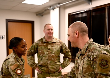 521st AMOW Command Chief visits 728 AMS