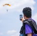 The U.S. Army Parachute Team hosts event for Month of the Military Child