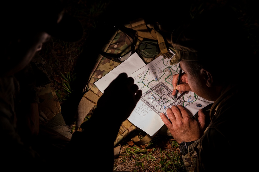 DVIDS - Images - Night Land Navigation Day 2 at the 2022 Spc. Hilda I ...