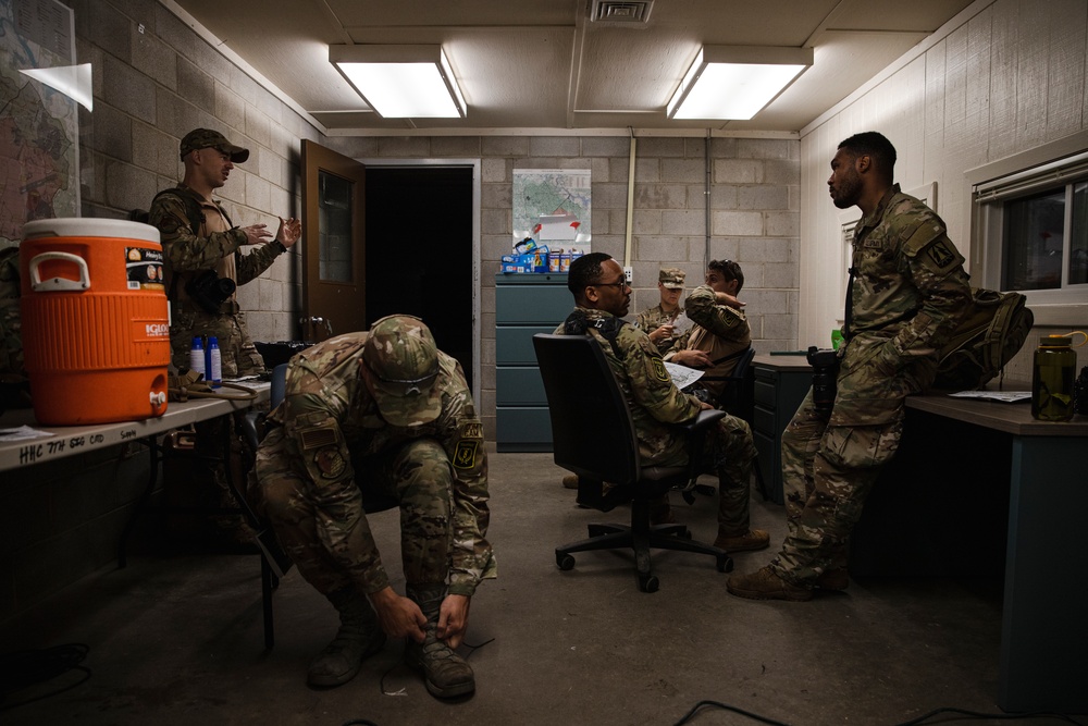 DVIDS - Images - Night Land Navigation Day 2 at the 2022 Spc. Hilda I ...