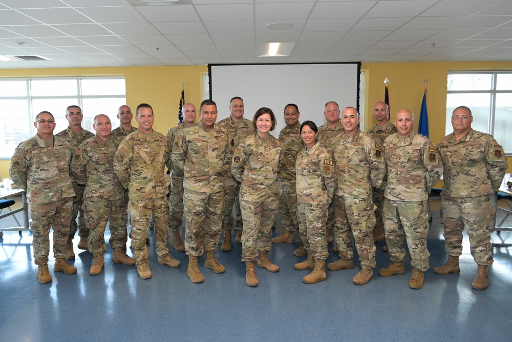 CMSAF JoAnne S. Bass visits 156th Wing