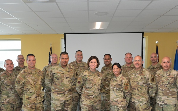 CMSAF JoAnne S. Bass visits 156th Wing