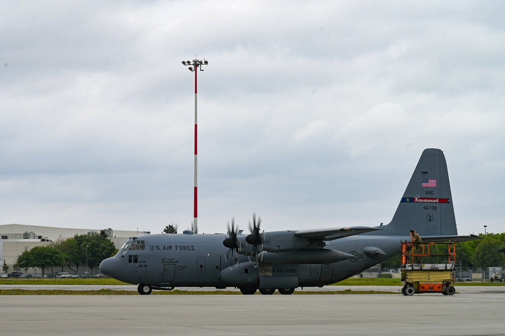 165th Airlift Wing Airmen deploy Logistical Support and a Tactical Airlift Package in Support of U.S. Air Forces Europe