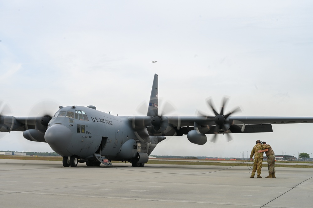 165th Airlift Wing deploys Logistical Support and a Tactical Airlift Package in Support of U.S. Air Forces Europe