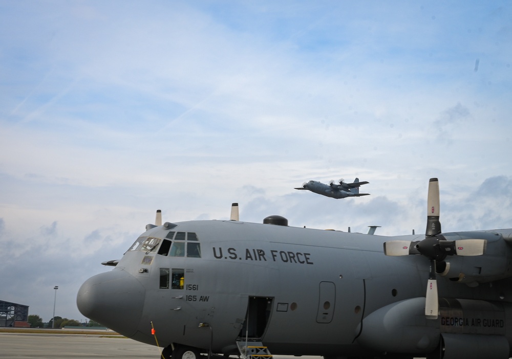 165th Airlift Wing deploys Logistical Support and a Tactical Airlift Package in Support of U.S. Air Forces Europe