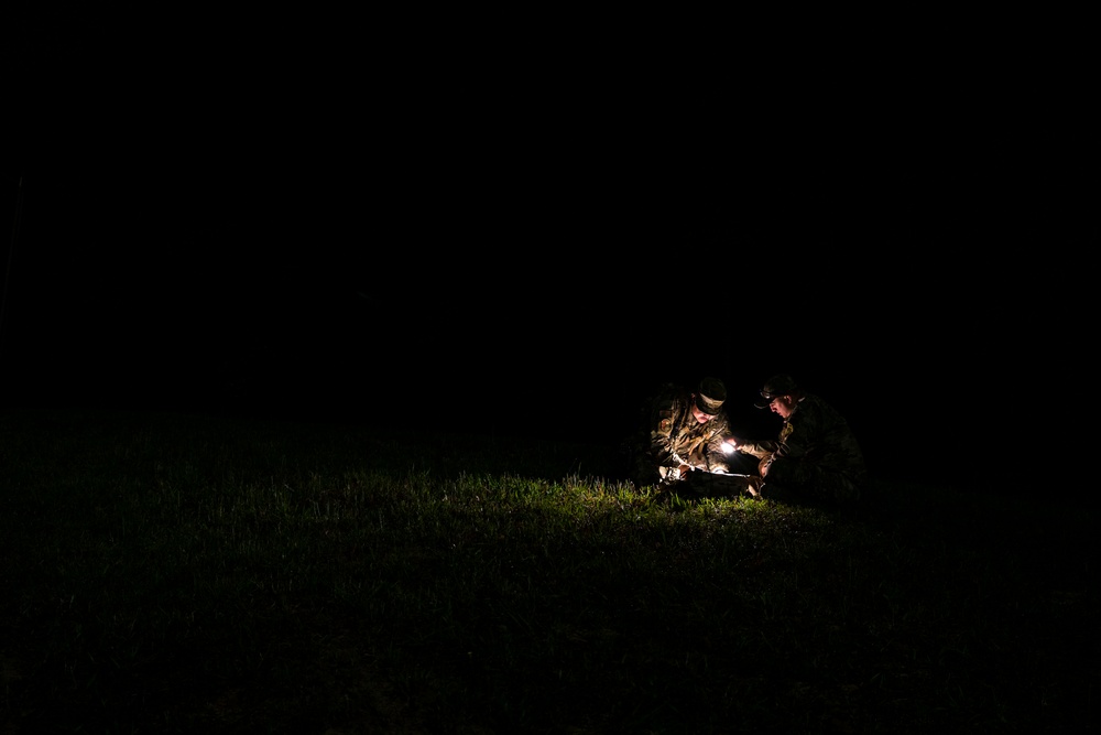 DVIDS - Images - Night Land Navigation Day 2 at the 2022 Spc. Hilda I ...