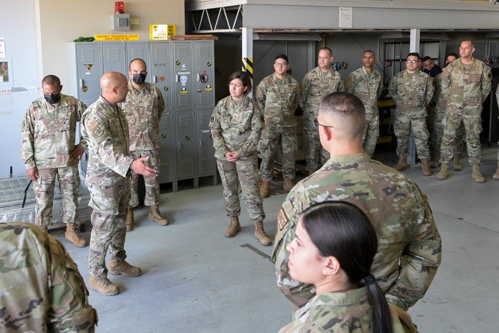 CMSAF JoAnne S. Bass visits 156th Wing