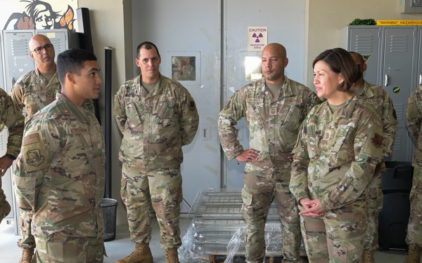 CMSAF JoAnne S. Bass visits 156th Wing