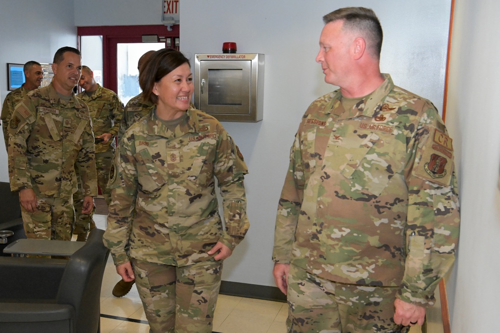 CMSAF JoAnne S. Bass visits 156th Wing