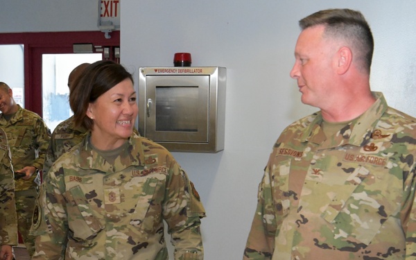 CMSAF JoAnne S. Bass visits 156th Wing