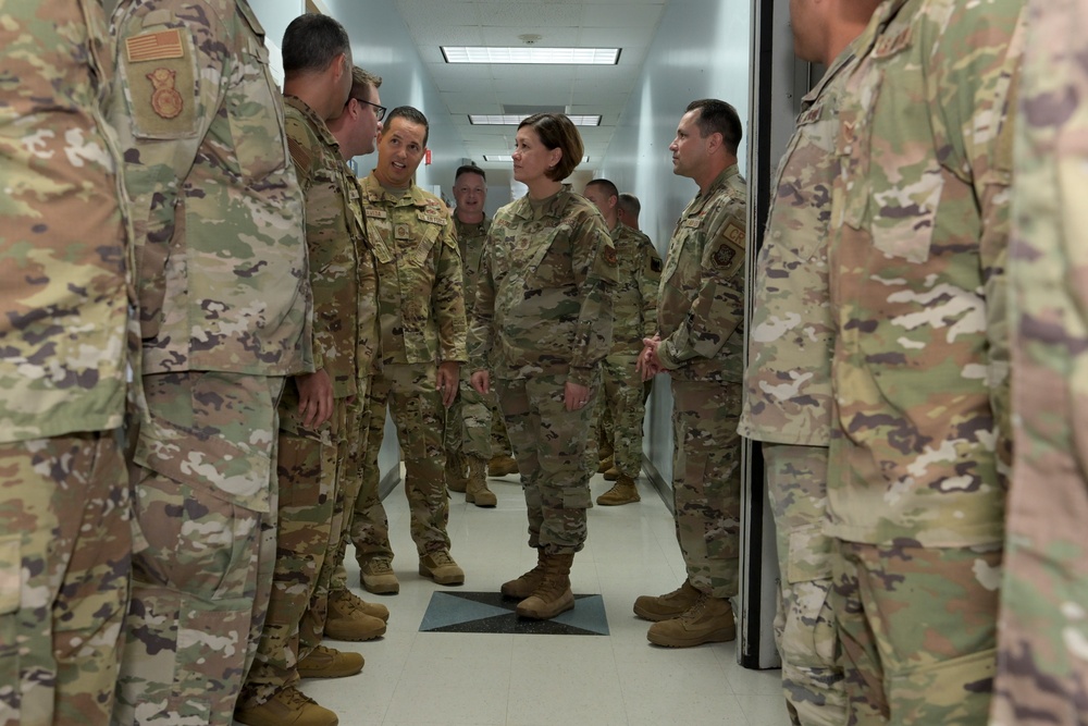 CMSAF JoAnne S. Bass visits 156th Wing