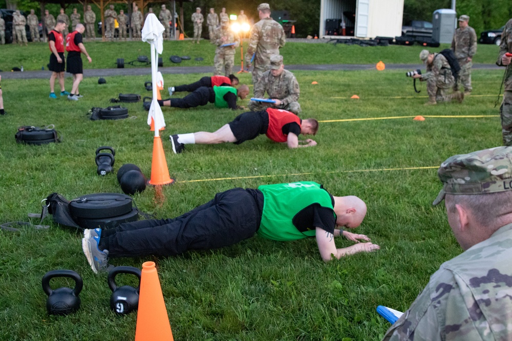 Soldiers compete in the National Guard Bureau Region 2 Best Warrior Competition