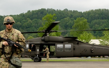 Soldiers compete in the National Guard Bureau Region 2 Best Warrior Competition