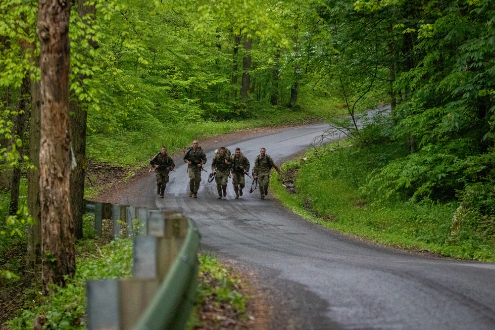 Soldiers compete in the National Guard Bureau Region 2 Best Warrior Competition