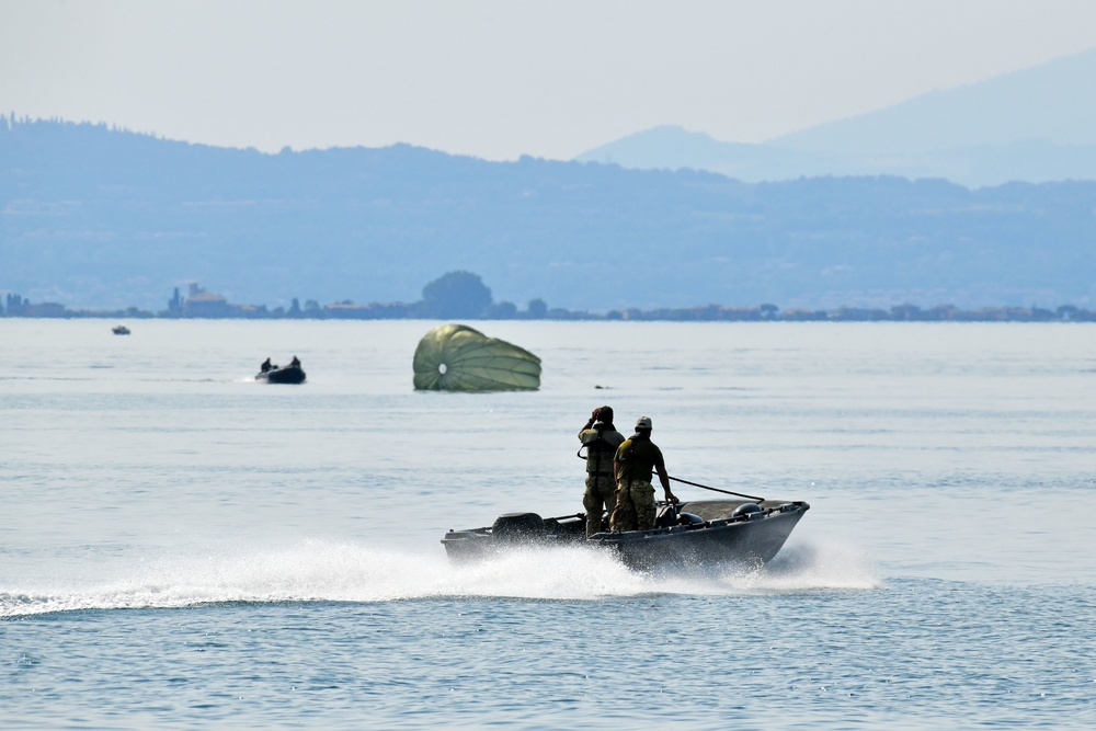 Airborne Water Operation at Lake Garda, May 19, 2022.