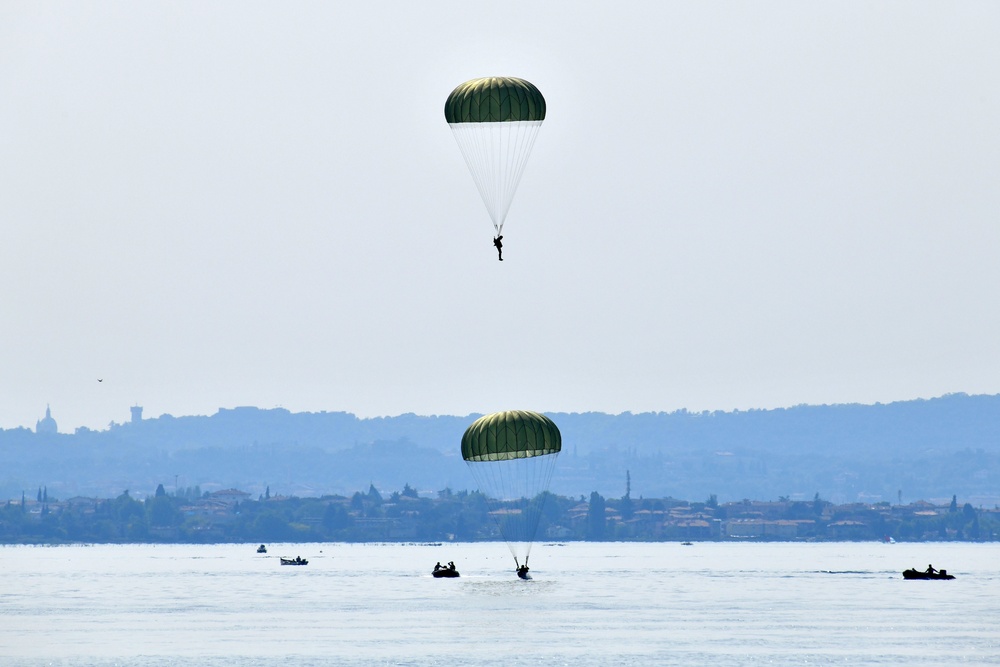 Airborne Water Operation at Lake Garda, May 19, 2022.