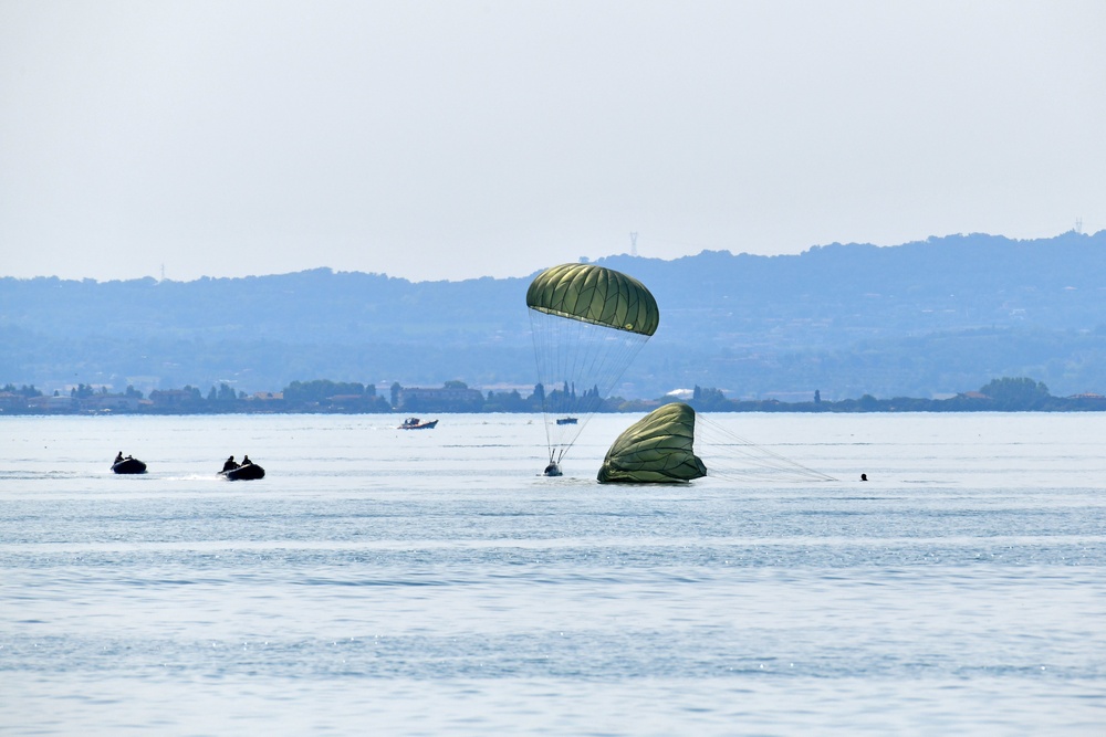 Airborne Water Operation at Lake Garda, May 19, 2022.