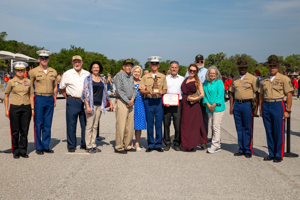 Sylva native graduates as company honor graduate from Marine Corps Recruit Depot Parris Island