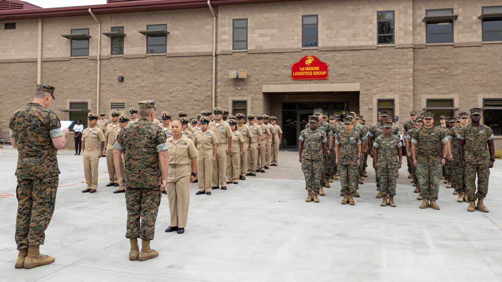 1st MLG Master Chief Promotion Ceremony