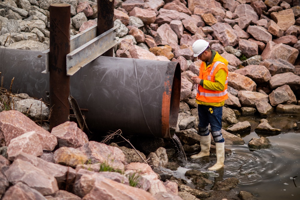 USACE Omaha District Conducts Periodic Dam Inspection of Salt Creek 8 Dam