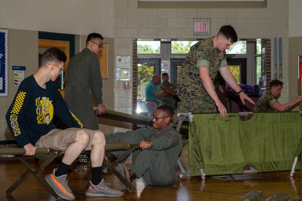 MCAS Cherry Point Conducts Exercise in Preparation for Hurricane Season