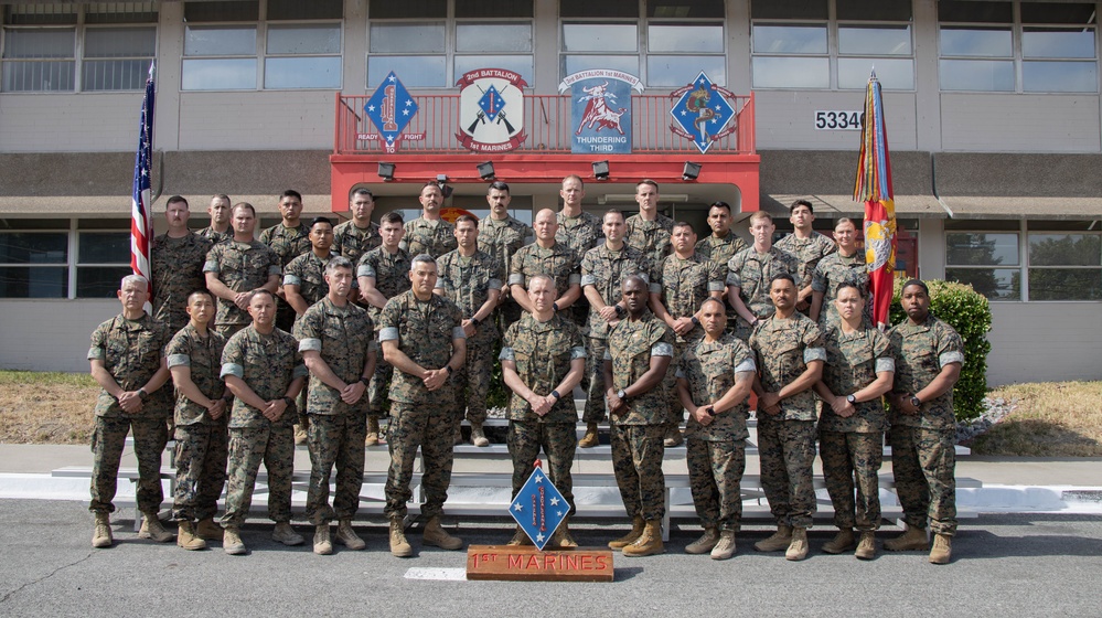 1st Marine Regiment Command and Staff