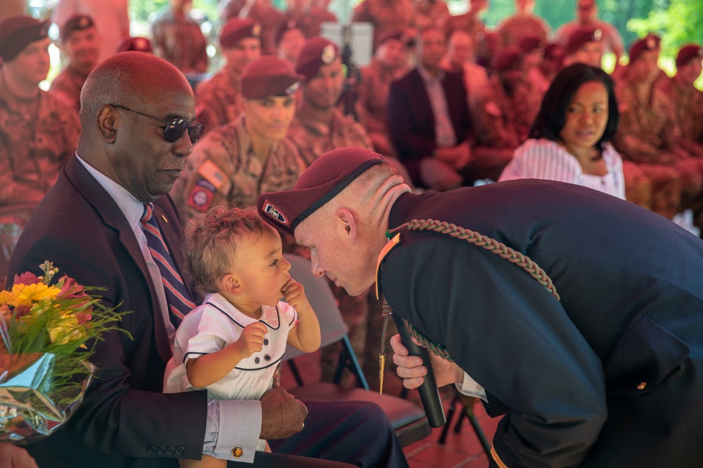 82nd Airborne Paratrooper is promoted to Col.