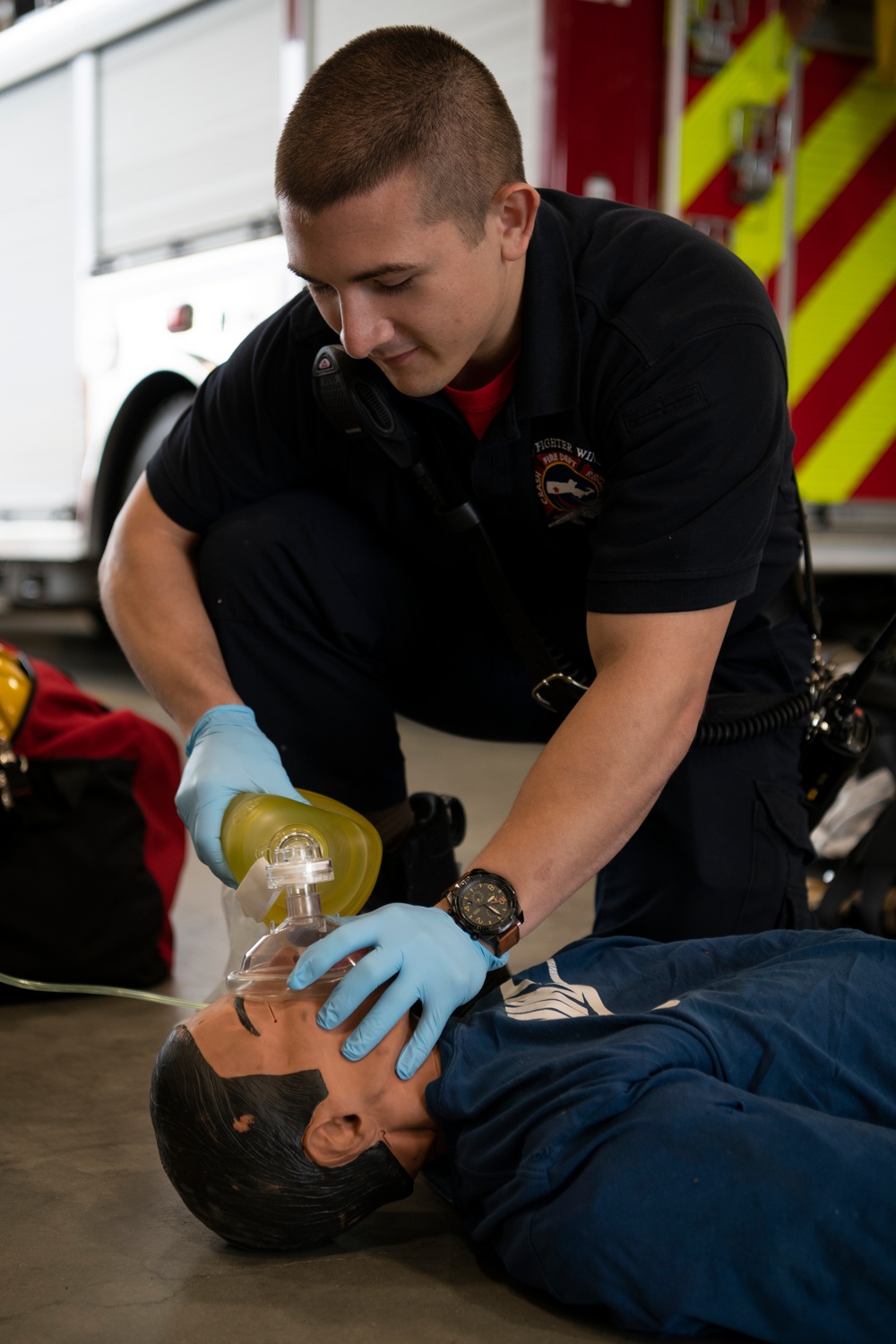 104FW firefighters highlight capabilities during national EMS week