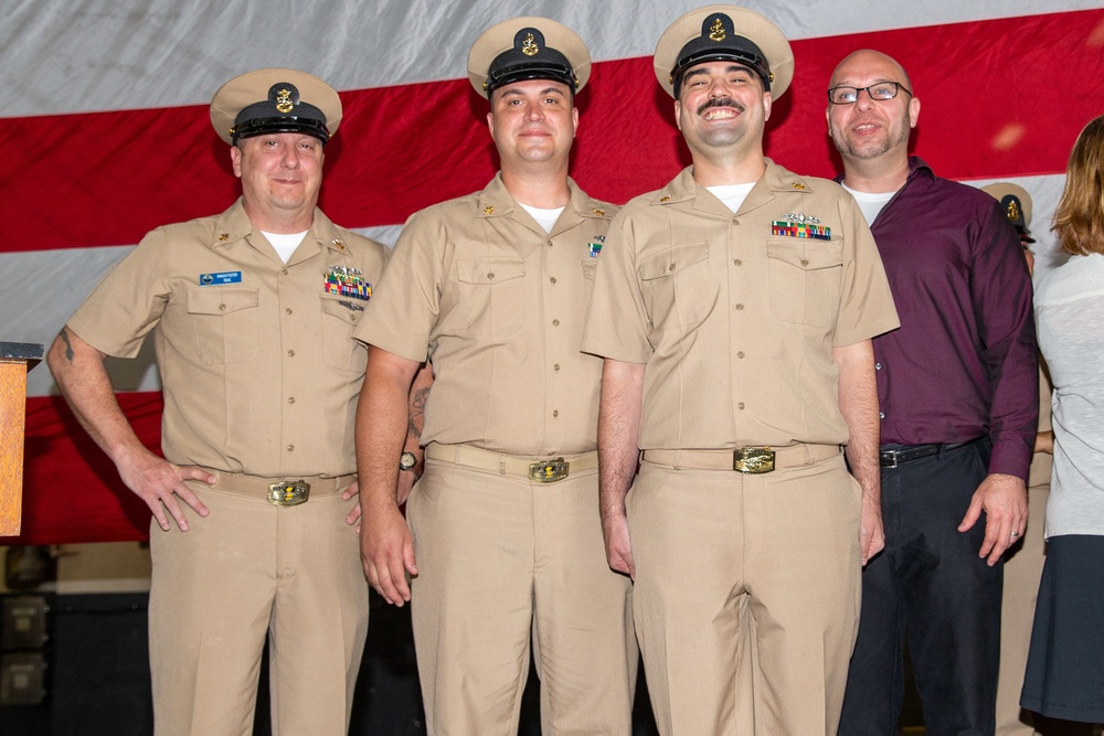 GRF Master Chief and Senior Chief Petty Officer pinning ceremony