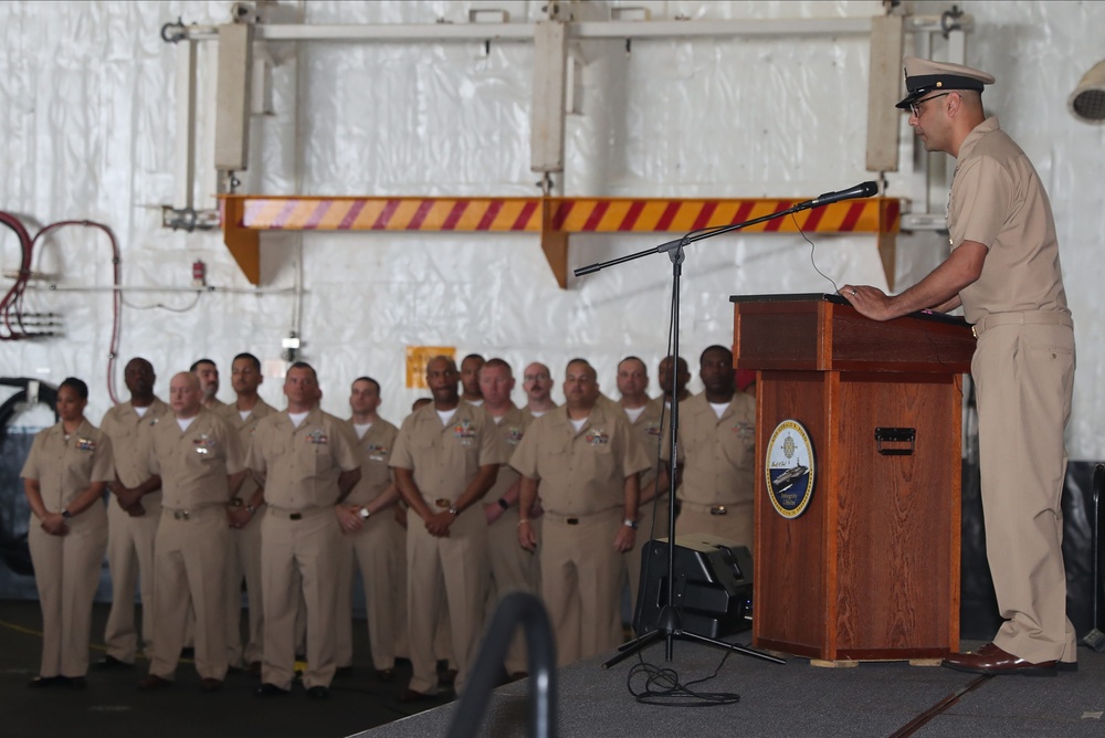 GRF Master Chief and Senior Chief Petty Officer pinning ceremony