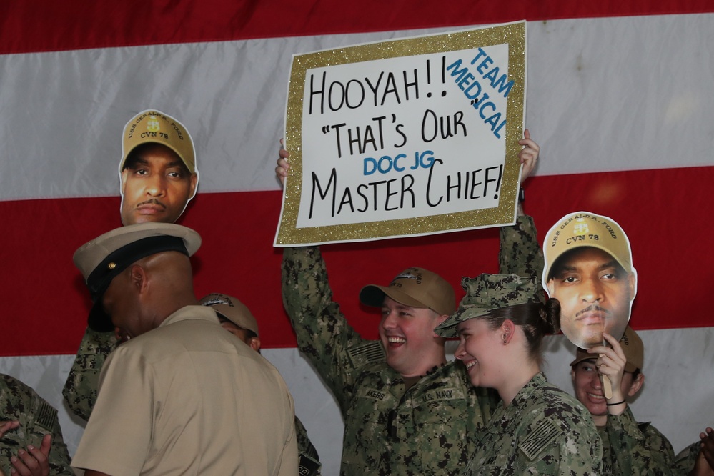 GRF Master Chief and Senior Chief Petty Officer pinning ceremony