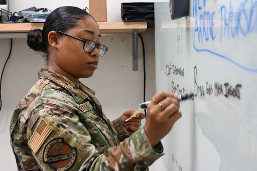 Staff Sgt. Tiara Hartley showcases extraordinary customer service.