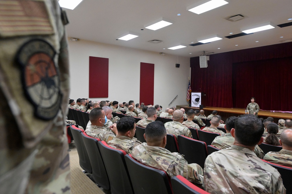 CMSAF JoAnne S. Bass visits 141st Air Control Squadron